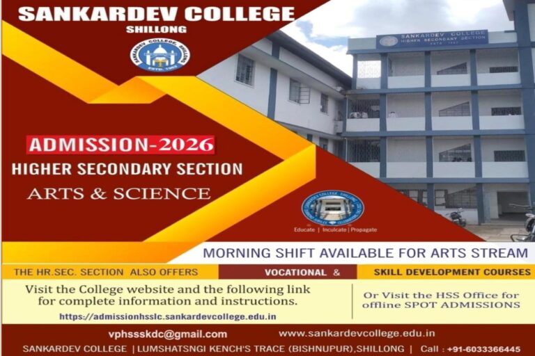 Admisson HSslc 2026